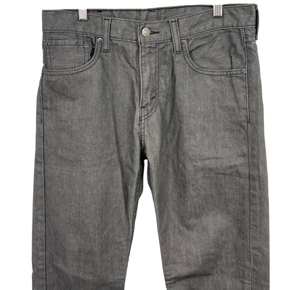 Levis Denim Jeans Size 30 X 30 Style 508 Taper Straight Black EUC - Picture 2 of 8